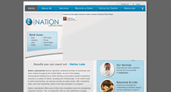 Desktop Screenshot of nationlabs.com